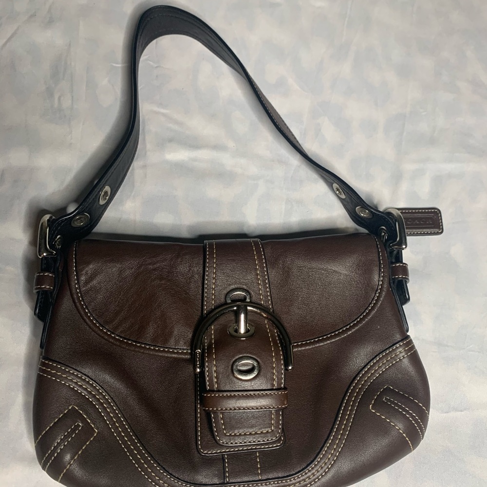 Coach Brown Soho Buckle Bag